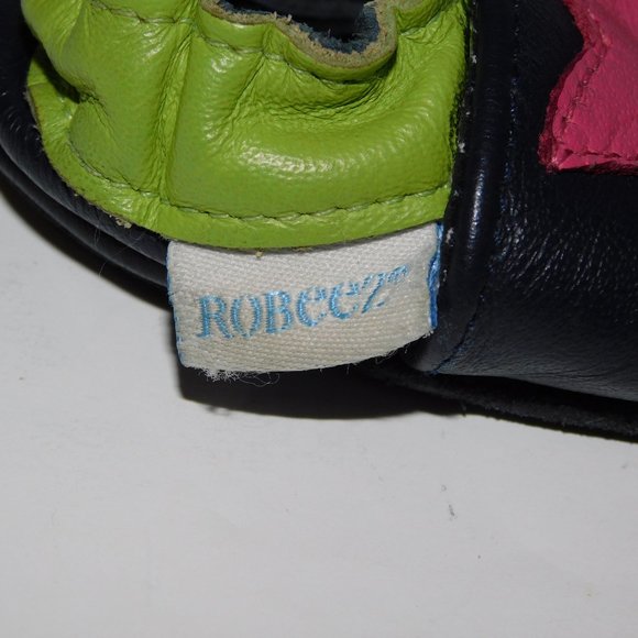 Robeez Girls 0-6 Months Soft Sole Tulip Shoe - Picture 3 of 5